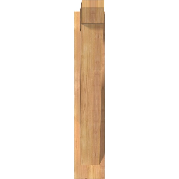Traditional Slat Smooth Outlooker, Western Red Cedar, 5 1/2W X 22D X 30H